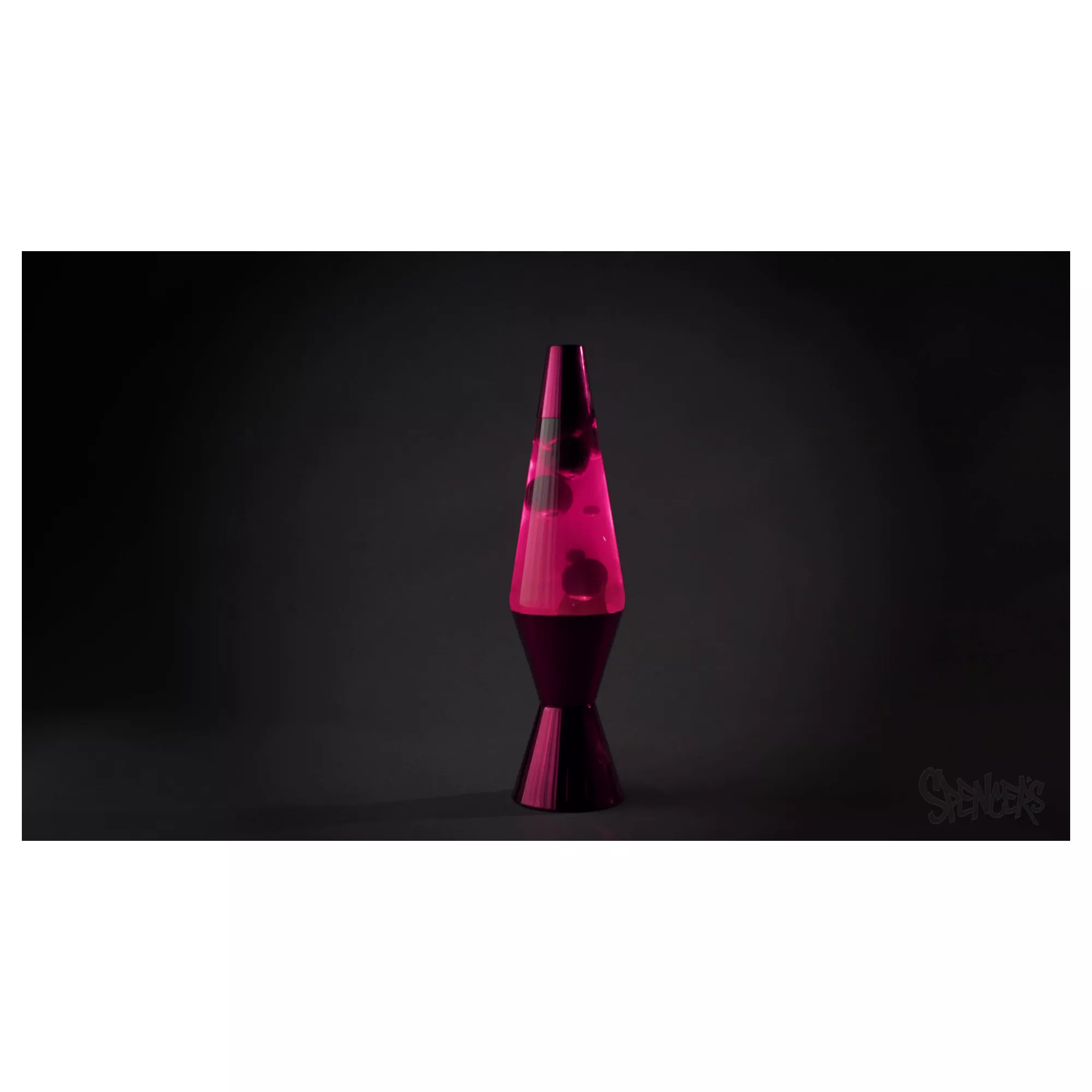 14.5 Inch Red and Black Lava Lamp