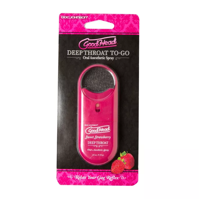 Good Head Numbing Strawberry Throat Spray - 0.33 oz.