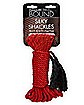 Silky Shackles Bondage Rope Red - Pleasure Bound