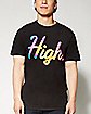 High Tie Dye T shirt