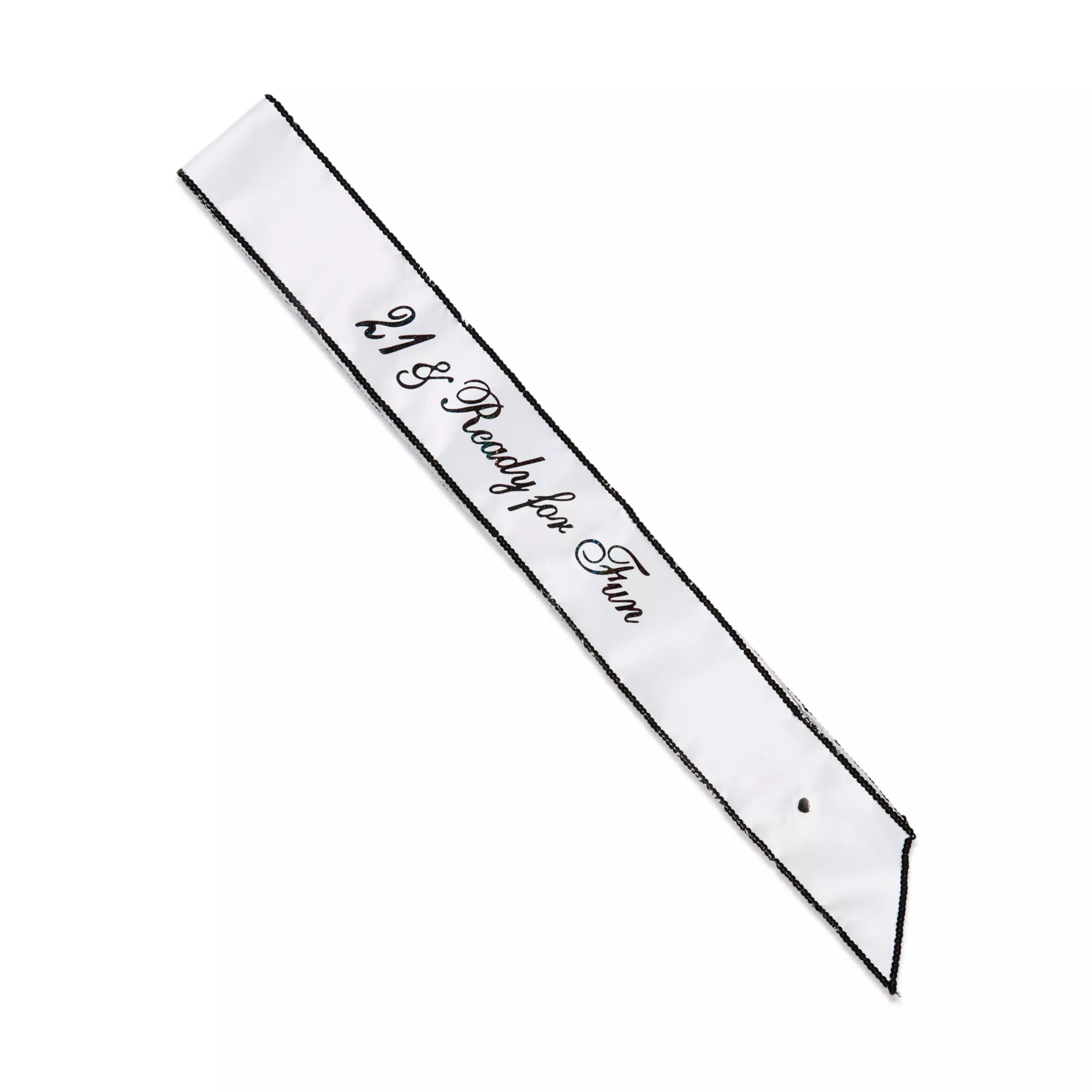 21 & Ready For Fun Birthday Sash at Spencer's