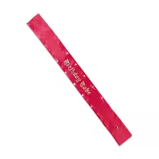 Red Light-Up Birthday Babe Sash at Spirit Halloween