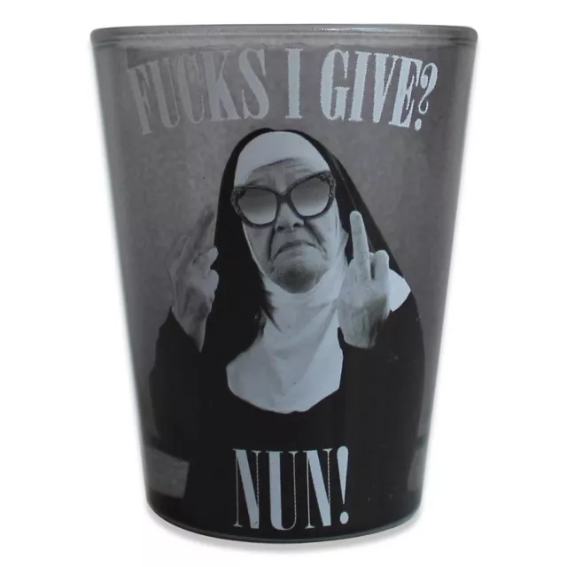 Fucks I Give Nun Shot Glass - 1.5 oz. at Spencer's
