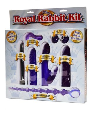 Royal Rabbit Vibrator Kit - 8.75 Inch Hott Love