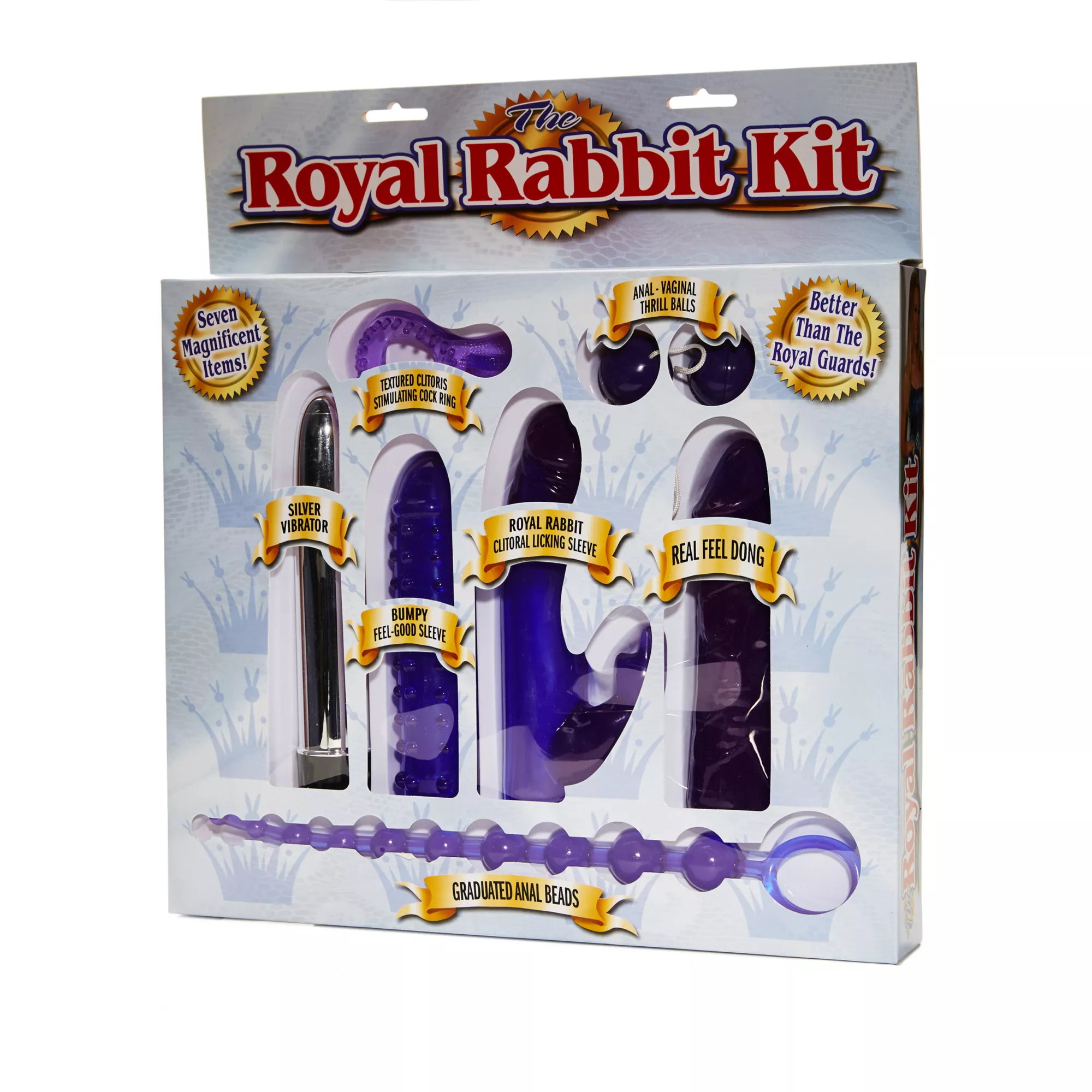 Royal Rabbit Vibrator Kit - 8.75 Inch Hott Love at Spencer's