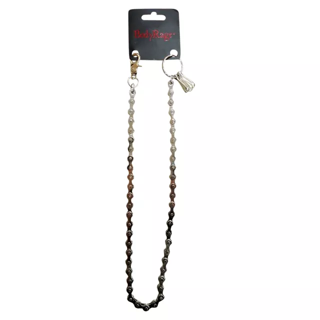 Silver Bike Wallet Chain at Spencer's