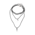Tattoo Moon and Crystal Necklace 3 Pack at Spencer's