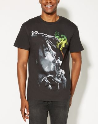Rasta Smoke Bob Marley T Shirt