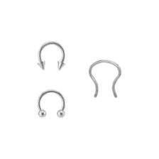 Septum Nose Ring 3 Pack - 16 Gauge at Spencer's