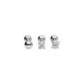 CZ Cartilage Earring 3 Pack - 16 Gauge at Spencer's