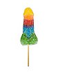 Jumbo Rainbow Pride Sour Lollipop Penis Candy