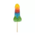 Jumbo Rainbow Pride Sour Lollipop Penis Candy at Spencer's