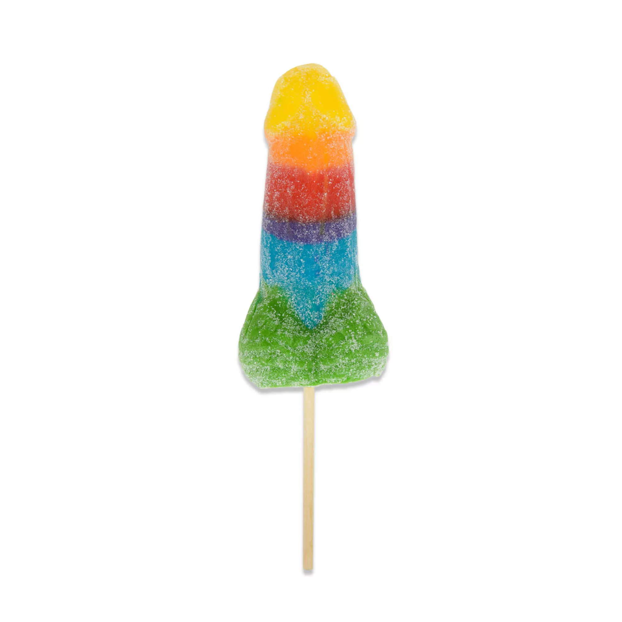 Jumbo Rainbow Pride Sour Lollipop Penis Candy at Spencer's