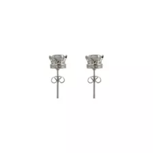 Clear CZ Prong Crown Base Stud Earrings at Spencer's