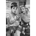 Tattoo Pin UP Audrey Hepburn And Marilyn Monroe Poster at Spencer's