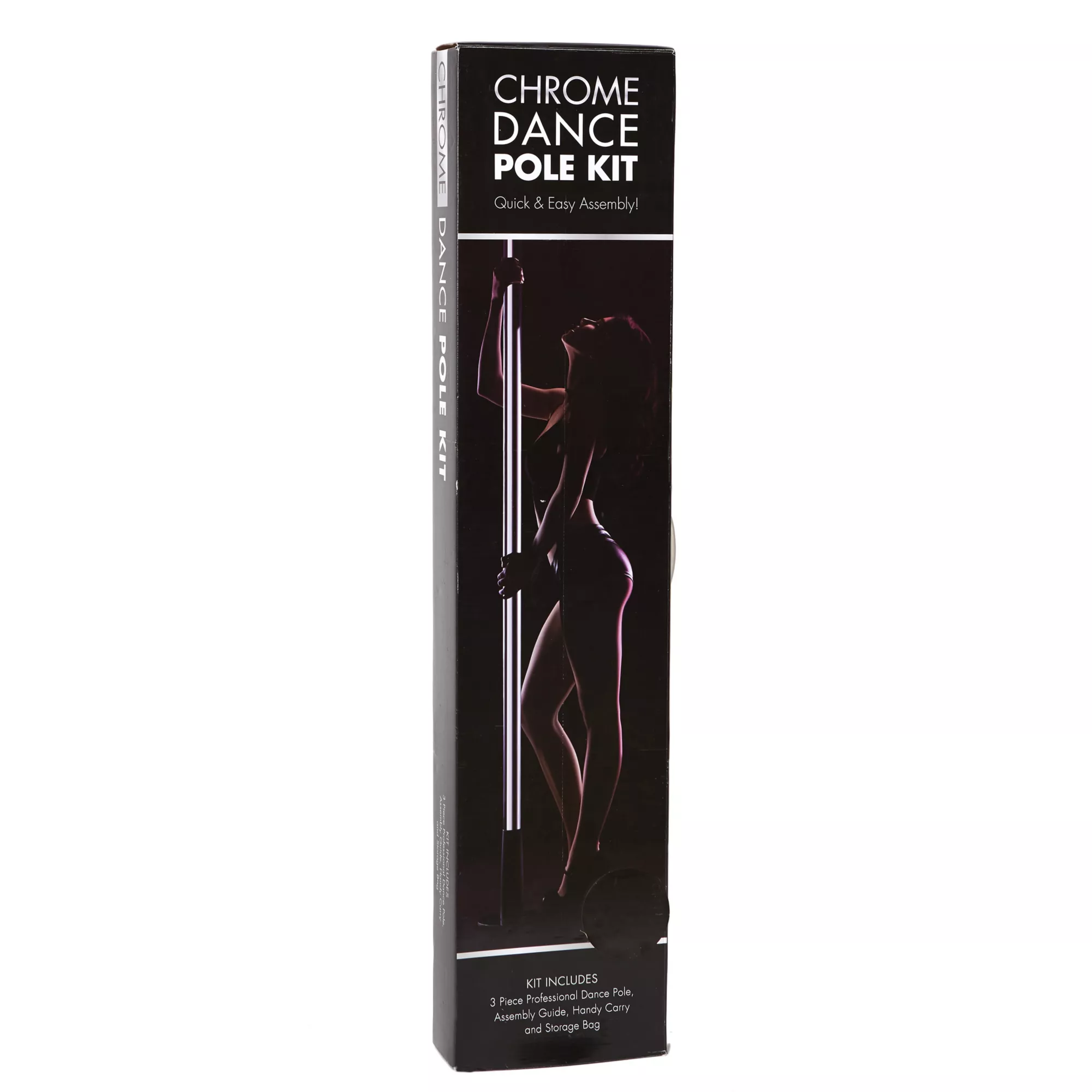 Stationary Chrome Stripper Pole