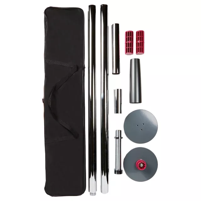 Stationary Chrome Stripper Pole