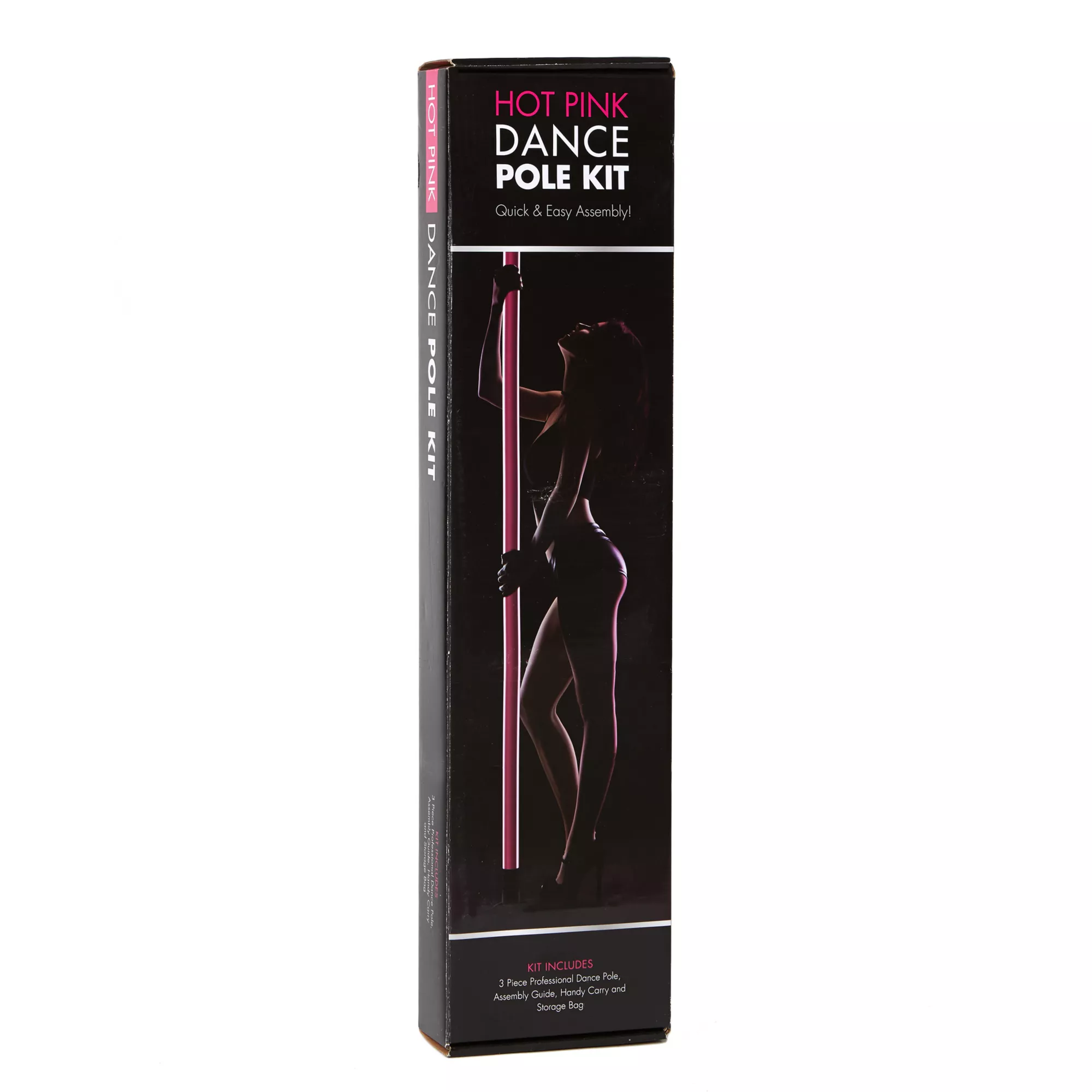 Stationary Pink Stripper Pole Kit