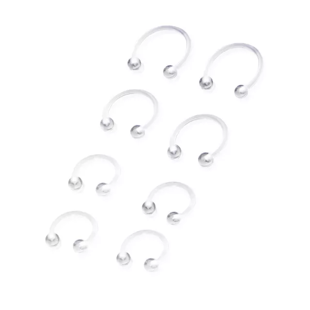 Multi-Pack Glow In The Dark Horseshoe Rings - 4 Pair at Spencer's