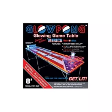 Glowing Americana Beer Pong Table - 8 Ft at Spencer's
