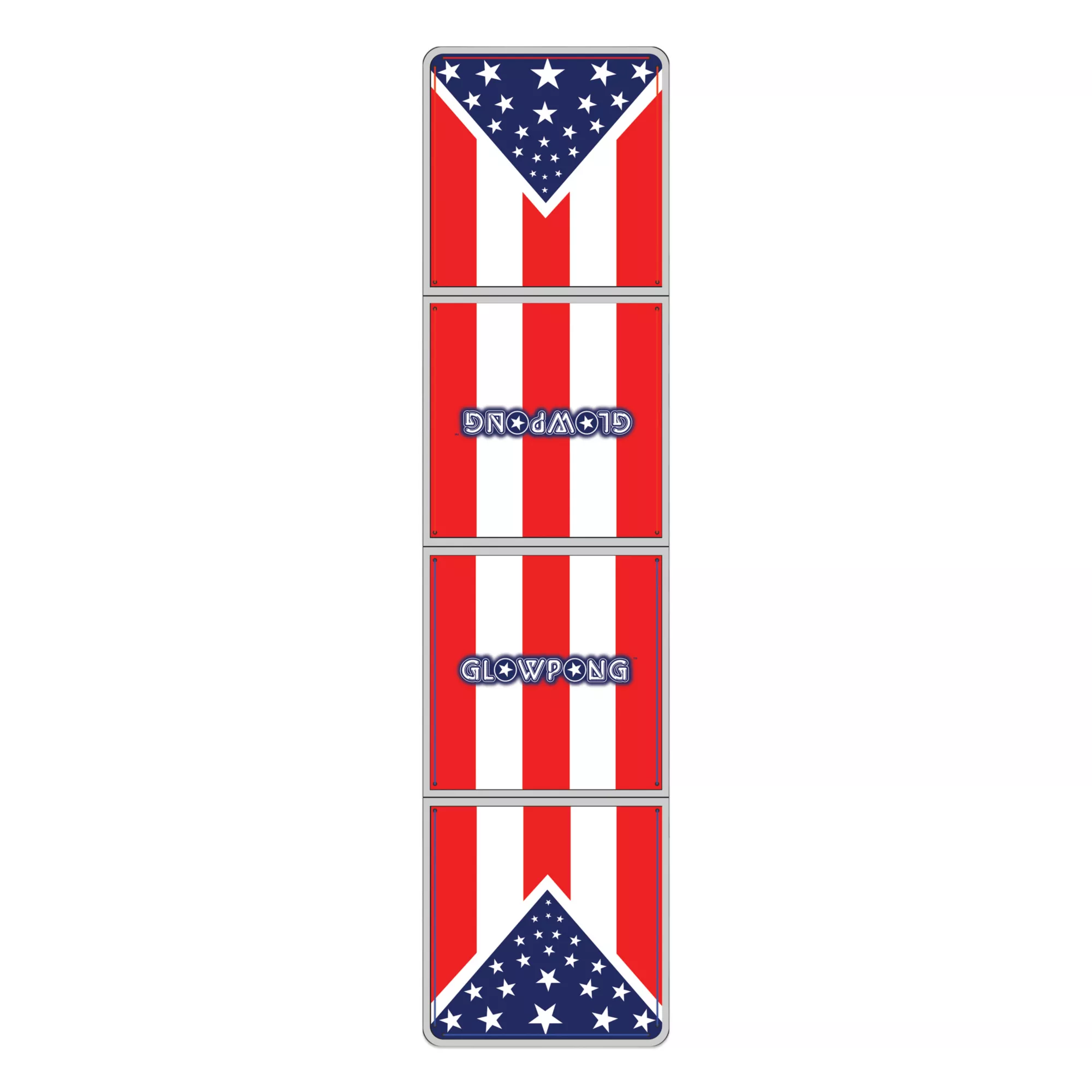 Glowing Americana Beer Pong Table - 8 Ft at Spencer's