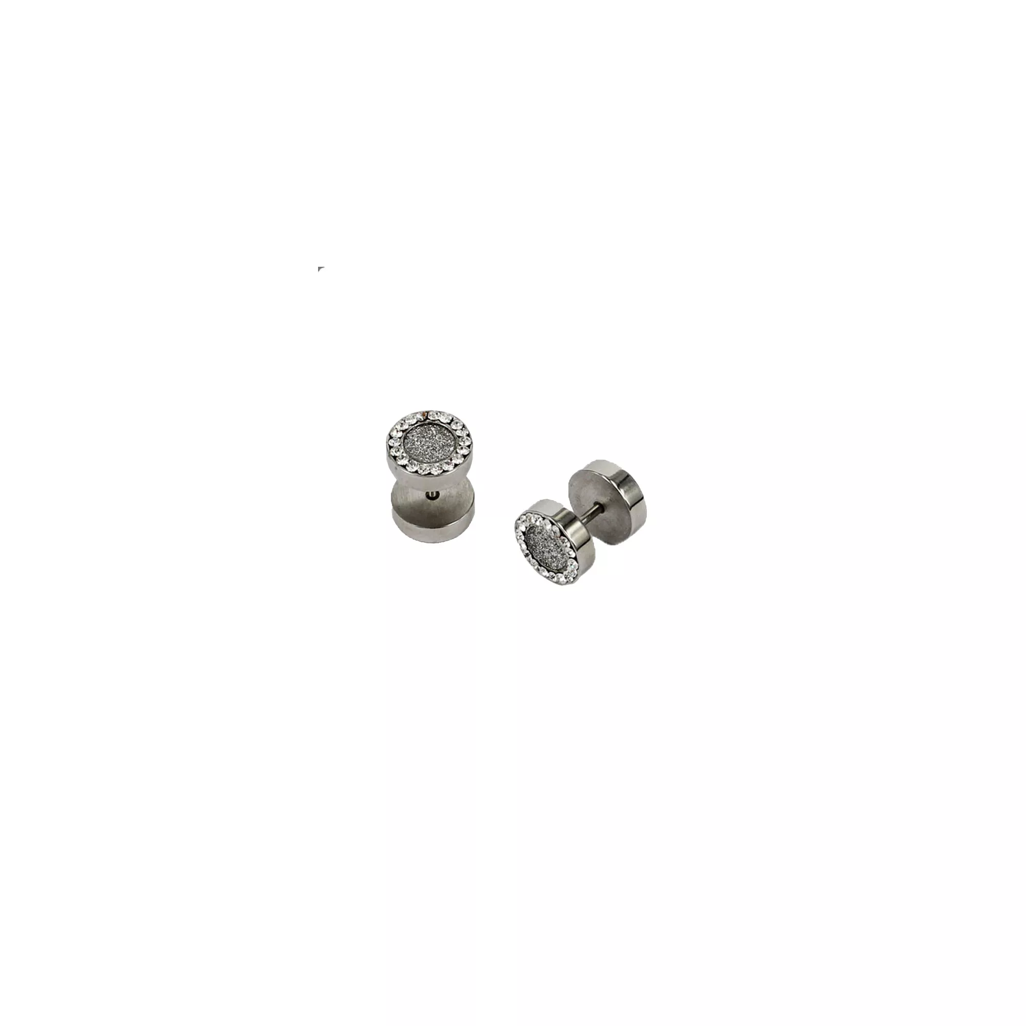 CZ Sugar Glitter Fake Plugs