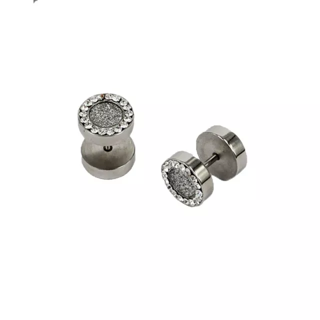 CZ Sugar Glitter Fake Plugs at Spencer's