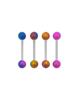 Colored Barbell 4 Pack - 14 Gauge by Spencer's