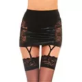 Lace Side Garter Skirt at Spencer's