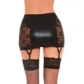 Lace Side Garter Skirt at Spencer's