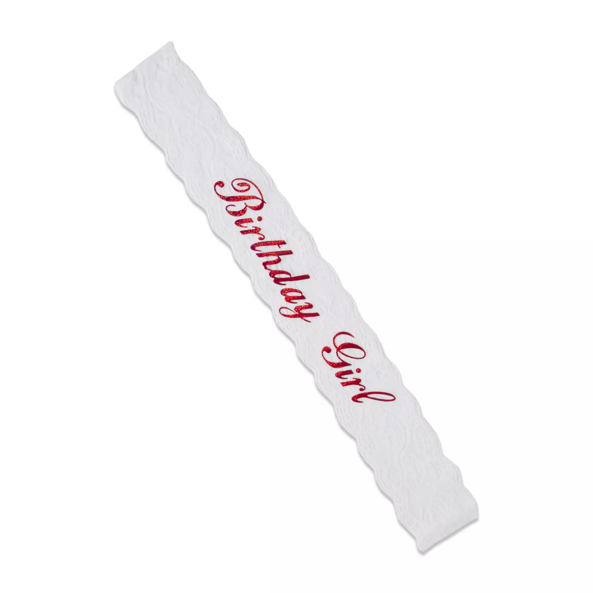 Lace Birthday Girl Sash at Spencer's