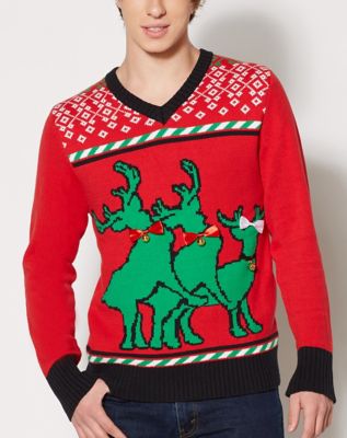 Humping Reindeer Ugly Christmas Sweater - Spencer's