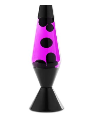 16.3 Inch Purple and Black Lava Lamp - Spencer’s