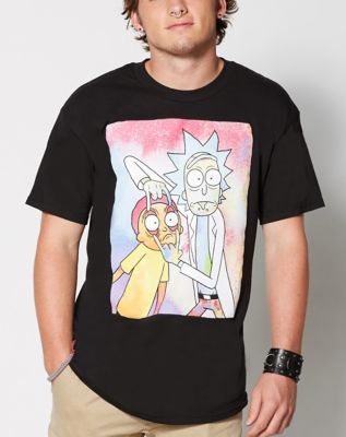 Tee shirt rick et morty homme hot sale