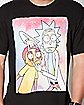 Neon Rick and Morty T Shirt