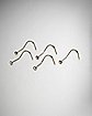 CZ Screw Nose Ring - 5 Pack