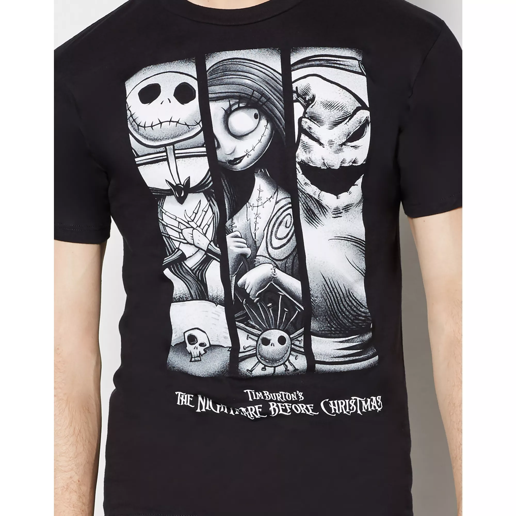 3 Panel Character The Nightmare Before Christmas T Shirt - Disney at Spencer's