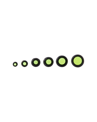 Neon Plugs Multi Gauge Set 6 Pairs