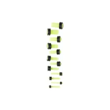 Neon Plugs Multi Gauge Set - 6 Pairs at Spencer's