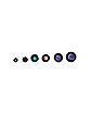 Multi-Pack Galaxy Stretcher Ear Tapers Set - 6 Pair