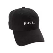 Fuck Blackwashed Dad Hat at Spencer's