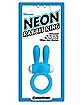 Silicone Rabbit Cock Ring - Blue