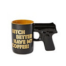 Foil Gold Gun Handle Boss Coffee Mug - 16 oz. - Spencer's
