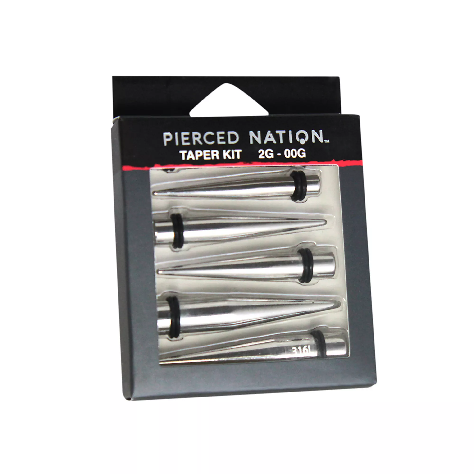 Stretching Ear Taper 6 Pack 14 Gauge - 4 Gauge