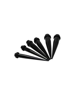 Black Taper Set - 2 Gauge - 00 Gauge by Spencer's