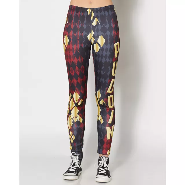 Puddin Harley Quinn Leggings at Spencer's