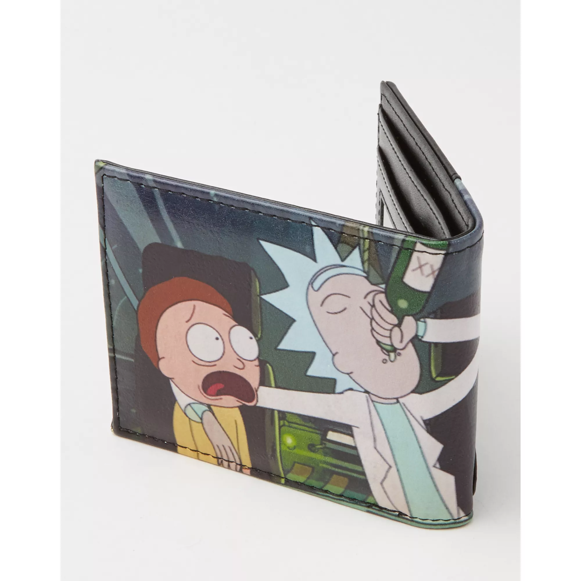 Rick and Morty Bifold Wallet at Spencer's