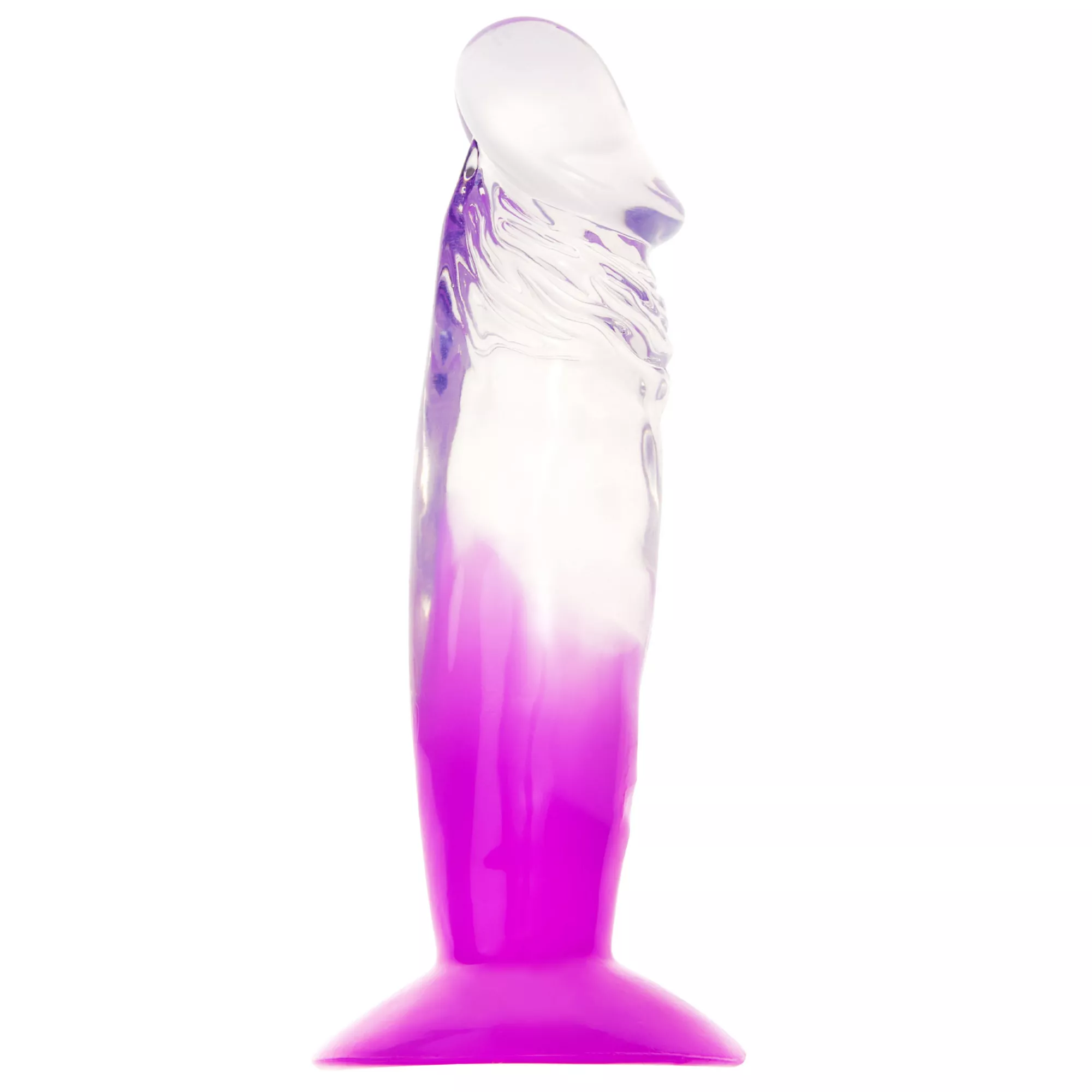 Two-Tone Suction-Cup Dildo 6.5 Inch Purple - Hott Love at Spencer's