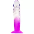 Two-Tone Suction-Cup Dildo 6.5 Inch Purple - Hott Love at Spencer's