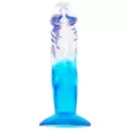 Two-Tone Suction-Cup Dildo 6.5 Inch Blue - Hott Love at Spencer's